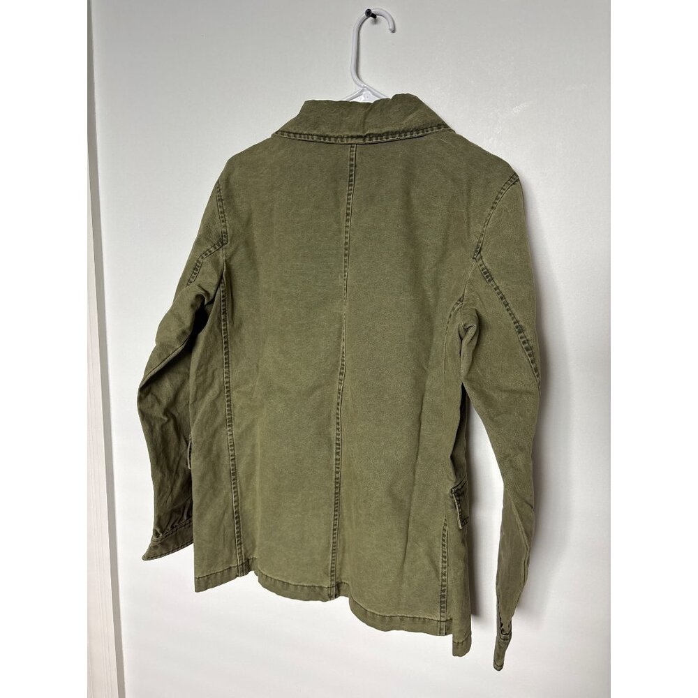 Mango Womens Olive Green Utility Jacket With Pockets, new with tags, Size M - Picture 5 of 5